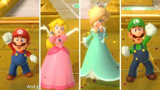 Super Mario Party Tantalizing Tower Toys # 5 Mario & Peach vs Rosalina & Luigi