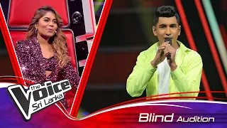 Sachith Ekanayake | Hitha Wawannema Na (හිත වාවන්නේම නෑ) | Blind Auditions | The Voice Sri Lanka