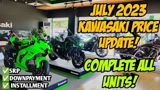 July 2023 Kawasaki Big Bike Price Update! SRP, Downpayment, Monthly Installment