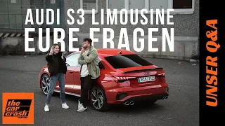 Audi S3 Limousine Q&A (2021): Eure Fragen - Unsere Antworten! 🤔🤓 Sound | Qualität | Preis | Sedan