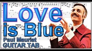 Love is Blue by Paul Mauriat Guitar Tab
