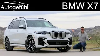 BMW X7 FULL REVIEW all-new SUV V8 50i 6-Seater vs 40i 7-Seater comparison