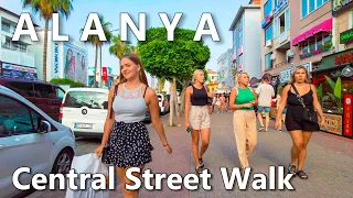 Alanya Central City Street Walking Tour 2023 4K🇹🇷