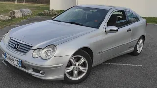 🔵🔵🏎️Présentation Mercedes classe C coupé phase 2 (W203) Fiable ? 😁🔵🔵