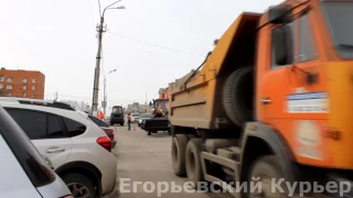 В Егорьевске идет ямочный ремонт дорог