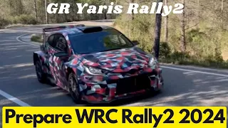 GR Yaris Rally2 Test Tarmac in Spain