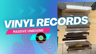 MEGA MAIL HAUL: UNBOXING VINYL RECORDS!!