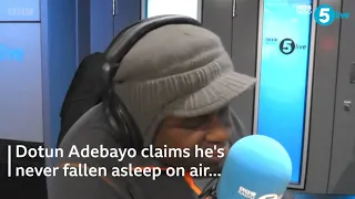 Dotun Adebayo falls asleep LIVE ON AIR!