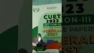 review of educart cuet 2023 practice questions general test book unboxing Flipkart