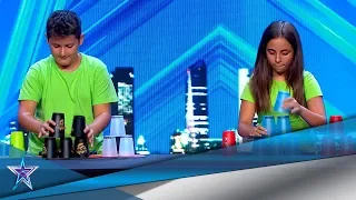 ¡Menudo SHOW montan estos niños con solo unos VASOS! | Audiciones 8 | Got Talent España 5 (2019)