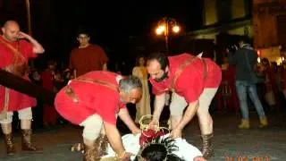 Adrano - Via Crucis vivente Oratorio Maria SS del Rosario 24 marzo 2013