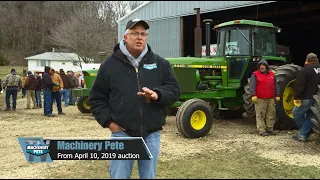 Machinery Pete TV Show - John Deere 4440 and 4640 Tractors Sell High on Minnesota Farm Auctions