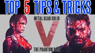 MGSV - Phantom Pain | TOP 5 TIPS Metal Gear Solid 5 Beginner Exploit | Hints