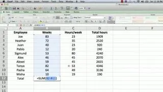 How to Make a Totaling Column Formula in Excel : Using Microsoft Excel