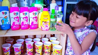 Drama Parodi Lucu 💞 Menjadi Kasir di Supermarket Pakai Mainan Anak Perempuan Kasir Kasiran 💞 Riska