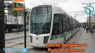 🚊Tramway T3a RATP: Citadis 402 Pont du Garigliano ➡️ Porte de Vincennes