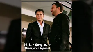 Павел Прилучный - фильмография 2013-2018гг.