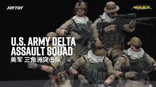 1/18 U.S. Army Delta Assault Squad BY JoyToy Soldiers Action Figure