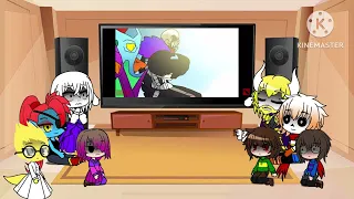 Undertale reacts to Seraphim Sans vs Ultra Sans