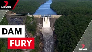 Dam fury: Sydney residents outraged as Warragamba Dam spills over again | 7 News Australia