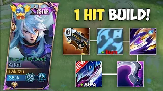 THIS NEW ARLOTT ONE HIT BUILD WILL MAKE ENEMY USELESS IN RANKED GAME🔥(must try)