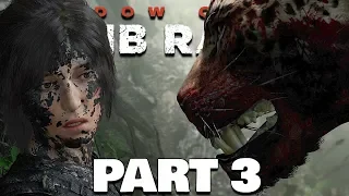 SHADOW OF THE TOMB RAIDER GAMEPLAY WALKTHROUGH PART 3 - JAGUAR BOSS FIGHT (SOTTR 2018 PS4 PRO 4K)