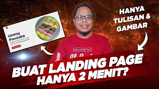 🔴 2 MENIT JADI - TIPS JITU CARA MEMBUAT LANDING PAGE GRATIS DI CANVA - SEMUA BISA BUAT