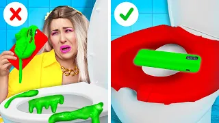 Must-Have TOILET HACKS! Crazy Toilet GADGETS and Hacks from TikTok | Relatable by La La Life