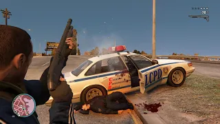 GTA 4 -  Drug Gang Shootout + Six Star Escape