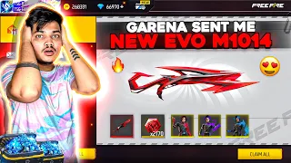 Free Fire Garena Sent Me New Evo M1014 Gun Skin😍 Level 8 Special Ability -Garena Free Fire