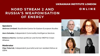 Nord Stream 2 and Russia’s weaponisation of energy