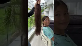 Le corté el cabello a fiorella