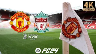 Manchester United vs Liverpool | FA Cup Quarter Final | EA FC 24 | PS5™ 4K HD