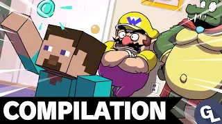 Minecraft Steve Joins Smash! Super Smash Bros. Ultimate Comic Dub Compilation 11 - GabaLeth