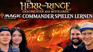 Magic the Gathering spielen lernen | Herr der Ringe Commander Deck Tutorial Match Lord of the Rings