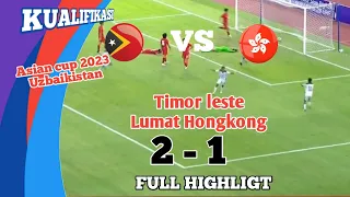 Timor leste Vs Hongkong 2 -1 Kualifikasi piala asia U20 Uzbaikistan