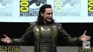 Tom Hiddleston Shows Up as Loki for THOR: THE DARK WORLD Comic Con Panel