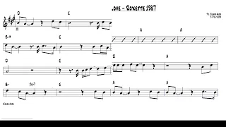 It Must Have Been Love - Roxette 1987 (Alto Sax Eb) [Sheet music]