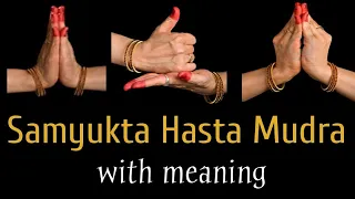 Samyukta Hasta Mudras || Lesson 3 || Double Hand Gestures with Meaning || Indian Classical Dance