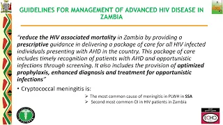 Management of Cryptococcal Meningitis