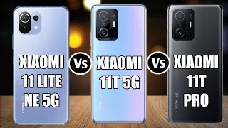 Xiaomi 11 Lite 5G NE Vs Xiaomi 11T Vs Xiaomi 11T Pro
