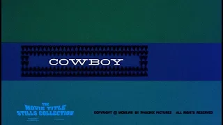 Saul Bass: Cowboy (1958) title sequence