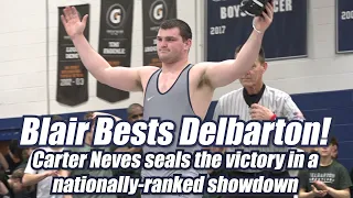 Blair Academy 30 Delbarton 25 | HS Wrestling | #2 vs. #9 wrestling teams in USA!