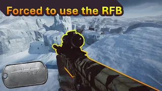 Forcing myself to use the RFB in Battlefield 4 because I hate myself