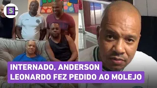 Internado, Anderson Leonardo fez pedido para colegas do Molejo no hospital: 'Momento de lucidez'