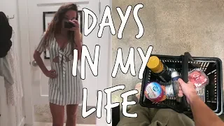 summer vlog: work, weekend in my life, shopping for vaca, grocery hauls
