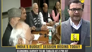 India's budget session begins today at 11 am