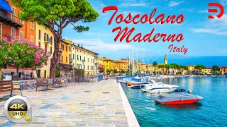 Toscolano Maderno - Italy | A Coastal Walk Around The Resort Town By Lake Garda | 4K - [UHD]