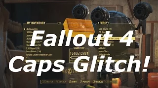 Fallout 4 Infinite Bottle Caps Glitch! Unlimited Bottle Caps In Fallout 4! (Fallout 4 Glitches)