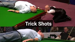 Steve Davis Trick Shots | Snooker trick shots